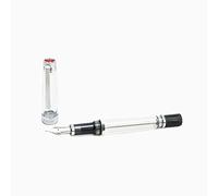 Twsbi VAC 700R Clear Fountain Pen, Resin, Metal, Transparent/Black