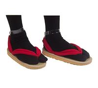 TWSTIV Cosplay Kimetsu No Yaiba Kamado Tanjirou Nezuko Shoes Geta Clogs Slippers with Tabi Socks, Rengoku Kyoujurou, XXL