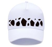 TWSTIV Unisex Trafalgar Law 2nd Cosplay Hat Baseball Cap White, Trafalgar Law 2nd, One Size