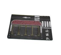 TWTCZOZ 1/64 Scale Vehicle Parking Mat for Desktop Display with Diecast Garage, 30x25cm