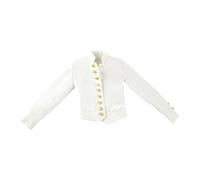 TWTCZOZ Action Figure Jacket 1/6 Scale Action Figure Clothes Napoleon Uniform Collectible Toy Costume Accessories Authentic Napoleonic Theme Cloth Suitable Fo, White Top