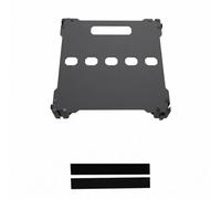 TWTCZOZ Aluminum Pedal Board With Solid Alloy Guitar Effects Raised Support Tray Modular Layout Hook-And-Loop Fastening Suitable for Artists Practice Performance Rehearsals