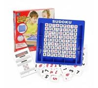 TWTCZOZ Arithmetic Sudoku Board Number Puzzle Game Grid Brain Teaser Math Toy Burr Tiles And Instruction Guide suitable for students teacher resources travel entertainment, Without Drawer