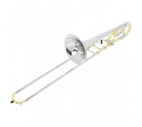 TWTCZOZ Brass Trombone Slide Instrument Wind Brasswind Cupronickel Straight Slide With Case For Practice Training Rehearsals Suitable for school bands private