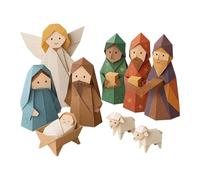 TWTCZOZ Christmas Nativity Scene Craft Kit for The Fireplace