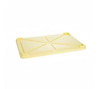 TWTCZOZ Commercial Fermentation Box With Tight-Seal Stackable System To Maintain And Texture Suitable for bread shops pizza stations food service, C13 Yellow Dough Box, 105mm High