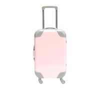 TWTCZOZ Doll Suitcase Accessory Luggage Mini Carrier Model Toy Openable Design PP Material Reliable Build Storage Box Suitable for Children Role Play Gift Giv, pink