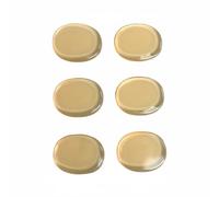 TWTCZOZ Drum Damper Pad Drum Dampener Gel Pad Mute Pad Overtone Control Pad Silicone Repositionable No Residue Protects Drum Heads For Clear Focused Sound Suitable for use, Orange