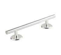 TWTCZOZ Fingerboards Rail Aluminum Alloy Metal Deck Ramp Solid Construction Training Accessories for Creative Fingertips Movement Sui, Round Silver