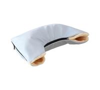 TWTCZOZ Gloves Fleece Lined Waterproof Windproof Hand Muff with Three Sided Zipper for Pram Pushchair Handle Bar Suitable for Care, Light Blue