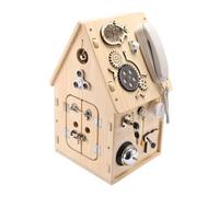 TWTCZOZ Hands-on Wooden Busy Board | activity house, exploratory, Sensory Activity Toy, for Playroom