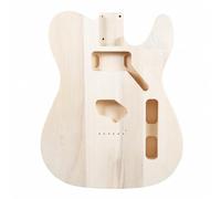 TWTCZOZ Industrial Amplifier Unfinished Electric Guitar Wood Blank With Three Ply Laminated Construction And Diagonal Control Route Suitable for custom builds refinishing projects studio setups
