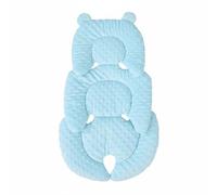 TWTCZOZ Infant Carriage Pad Liner Cushion Insert Pram Mat with Soft Touch and Ventilated Mesh for All Day Comfort Suitable for Walks Sightseeing Weekend Trips, Blue, Blue