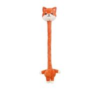 TWTCZOZ Long Neck Doll Toy Stuffed Cartoon Animal Soft Pendant Bag Charm with Squeaky Pet Feature Crafted From Cloth Suitable for Home Decoration Desk D, Fox