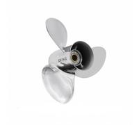 TWTCZOZ Marine Engine Propeller Boat Propeller Outboard Propeller Stainless Outboard Motor Replacement Polished Housing With Balanced Blade Design suitable, 12 Inch