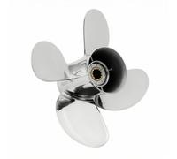 TWTCZOZ Marine Engine Propeller Boat Propeller Outboard Propeller Stainless Outboard Motor Replacement Polished Housing With Balanced Blade Design suitable, 11 Inch