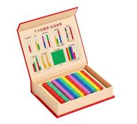 TWTCZOZ Math Manipulative Blocks Counting Cubes Base Place Value Blocks With Wooden Storage Box And Board For Number Composition Suitable for classroom teaching homeschooling