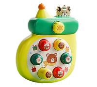 TWTCZOZ Push Button Toy Fast Push Game Memory Game Interactive Educational Toy Sturdy Material Suitable for Parent Child Interaction Puzzle Kids Children, Yellow