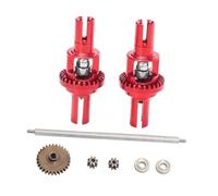 TWTCZOZ RC Car Differential Gear Metal Part Assembly Shaft Center CNC Accessory for Remote Controlled Models Wltoys Suitable for The P, red