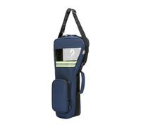 TWTCZOZ Shoulder Bag with Pocket, Adjustable Shoulder Strap, Portable Bottle Holder, Tote Bag for Everyday Use Outdoors and at Home, Dark Blue 47x19x10cm