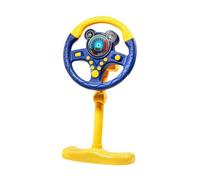 TWTCZOZ Steering Wheel Simulation with Portable Speed Controller - Electronic Gift for Preschool Children, Blue