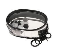 TWTCZOZ Storage Case for Figures, Clear Organizer Bag for Display, Black Oval