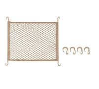 TWTCZOZ Stretchable Trunk Cargo Net | Flexible Webbed Construction, Flat Cargo Net, Adjustable, for Road Trips, Grocery Shopping, Drivers, Style A