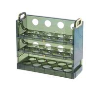 Twtuezsy Egg Storage Box 30 Grid Tray for Fridge Freezer Organization Pro | Transparent egg tray shows eggs at a glance and enables fast refill; smooth cleans with warm or cold water.