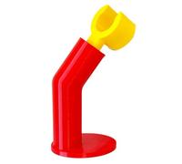 Twtuezsy Headphone Stand Figurine Desk Mount for Space Saving Smart Display | Compact footprint keeps your desk tidy, while the Red Yellow figurine doubles as a decorative accent that fits small spaces.