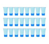 Twtuezsy Shot Glasses Polystyrene 30ml Multicolored Ombre Blue 24 Pack | Polystyrene shot glasses with 30 ml capacity, vibrant blue ombre, 24 pack; ideal for parties, bars, and weddings.