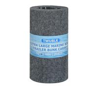 TWUBLK 16in x 16ft Extra Large Boat Trailer Bunk Carpet - Marine Grade Padding for Boat Trailers Jet Ski Ramps Garages Docks Bunk Board Carpet (Gray)