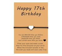 Twvick 13th 14th 15th 16th 17th 18th 21st Birthday Gift Bracelet, Birthday Gifts for Men Women, Birthday Bracelet for Daughter Granddaughter Sister Boyfriend Son Brother Grandson Nephew Friend