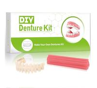 Twxire Tooth Repair Kit, DIY Denture Kit for Fake Teeth, False Teeth, and Partial Dentures, Full Set of Top and Bottom Dentures for Men and Women, Easy Fix for Missing Teeth and Smile Improvement