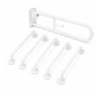 Twyford Doc M Grab Bar, Wall Mounted, Heavy Duty, White