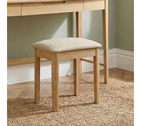 Twyford Dressing Stool - Padded - Oak