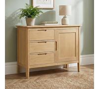 Twyford Medium Sideboard - 1 Door - 130cm - Oak