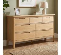 Twyford Wide Chest - 3+4 Drawer - Oak