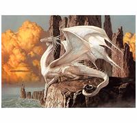 TWYYDP Wooden Puzzle 1500 Pieces Adult,White Dragon Art Puzzle,Wall Decor for Living Room and Bedroom