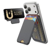 TWZKG for MagSafe Wallet, 3 Card Holder with AirTag,Carbon Fiber