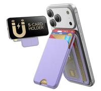TWZKG for MagSafe Wallet, 3 Card Holder with AirTag,Purple