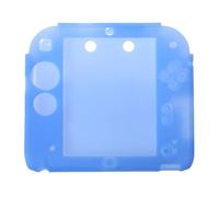TX GITL Protective Cover Case For Nintendo 2DS Game Player Handheld Shell Soft Silicone Skin Anti-Slip Shockproof Accessories (Color : Blue)