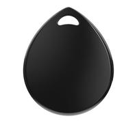 TX01 Bluetooth Item Finder with Find My Network MFI Certified Chip Key Locator Tracker for Keys Wallet Bags Pets Black Replaceable Battery Loud Alarm Anti Lost Alert (4-Pack)