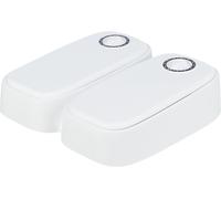 TX2 Automatic Food Dispenser, 300 Ml/ 27 × 7 × 24 Cm, White - Black/White - 2437