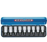 TX20 - TX60 Torx 1/2" Gedore Screwdriver Socket 9-piece Set