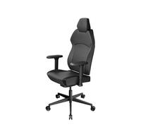 TX3 SOLO 360 Ergonomic Gaming Chair - 360-Degree Adjustable Armrests, Lumbar Support, PU Leather - Modern Black