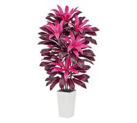 TXABL Artificial Dracaena Tree 6FT, Fake Plants with Tall White Planter | Fake Floor Yucca Trees in Pot, Large Artificial Plants for Indoor Outdoor Home Living Room Office Balcony Modern Decor