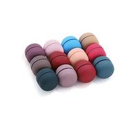Txameru 24-Pair Hijab Magnet Pins - Strong, Colorful Magnetic Pins for Women, S, Silk