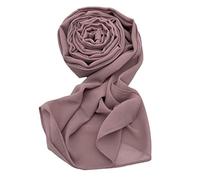 Txameru Hijab for Women Chiffon Hijab Scarfs for Women Long Shawl, Dusty Rose, Large