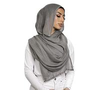 Txameru Women's Hijab Viscose Hijab for Women Muslim Cotton Hijab Fashion Hijab Scarf, Cloud, Standard
