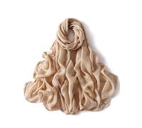Txameru Women's Viscose Hijab Muslim Cotton Fashion Scarf, Nude, Standard